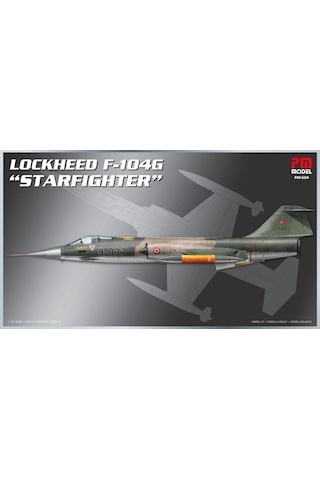 Lockheed F-104g Starfighter Pm Model Demonte Plastik Uçak Maket Kiti