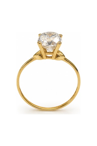 Yazıcılar 14 Ayar Altın Eterna Love Minimal Tasarım Yüzük 1,15 Gr 995