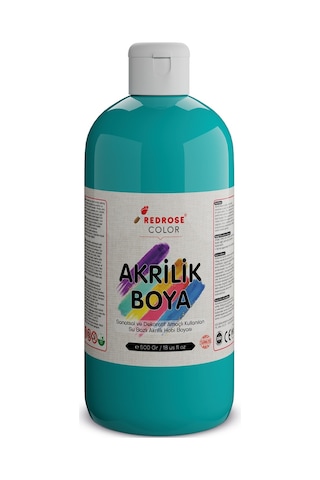 Red Rose Turkuaz Akrilik Boya 500 G