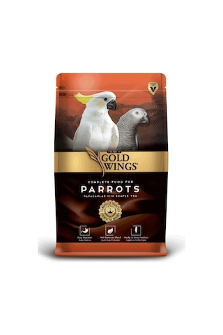 Gold Wings Premium Papağan Kuş Yemi 1 Kg