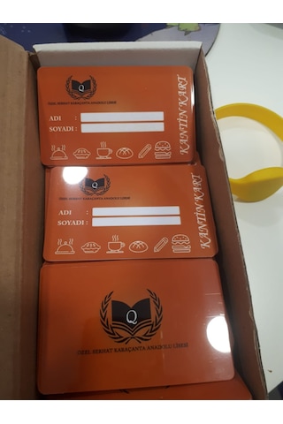 Çift Yön Baskılı 1356 Mhz Mifare Uyumlu Kart 50 Adet