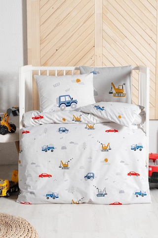 Ranforce Bebek Nevresim Takımı Knz-001 Digger Cars Çok Renkli