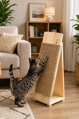 Reyo Narım Kedi Tırmalama Aparatı Tırmalama Tahtası 55x18 Cm