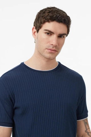 Nautica Erkek Lacivert Regular Fit T-shirt-14488