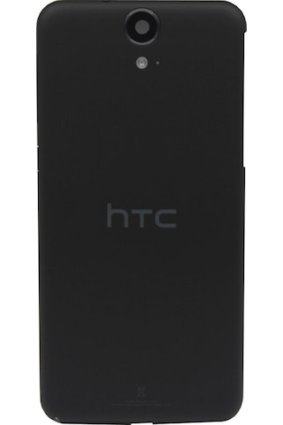 Htc One E9 Arka Kapak Yapışkanlı Pil Batarya Kapağı - Siyah