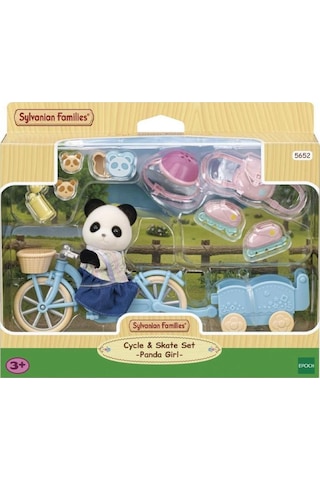 5652 Sylvanian Families Bisiklet ve Paten Set Panda +4 yaş