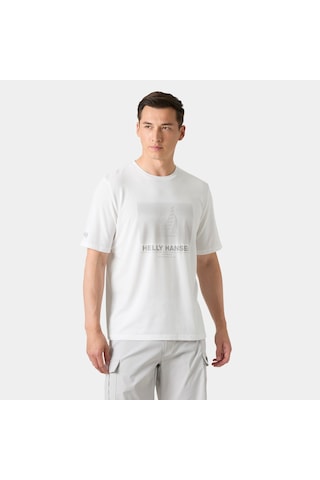 Helly Hansen Hp Race Graphic Erkek T-shirt-32460 Beyaz