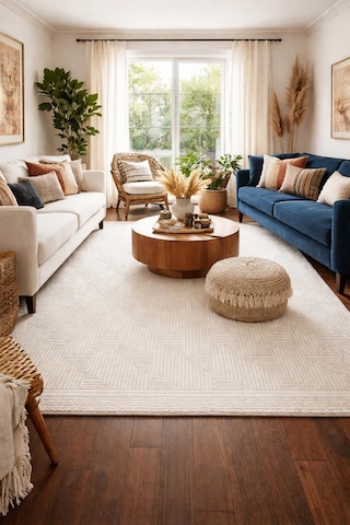 Hoom Rugs Grandy 4989 Krem Modern Halı Krem