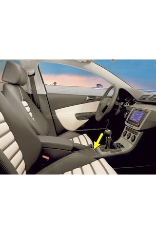 Vw Passat B6 2006-11 Orta Konsol Bardaklık Sürgülü Perdesi Siyah