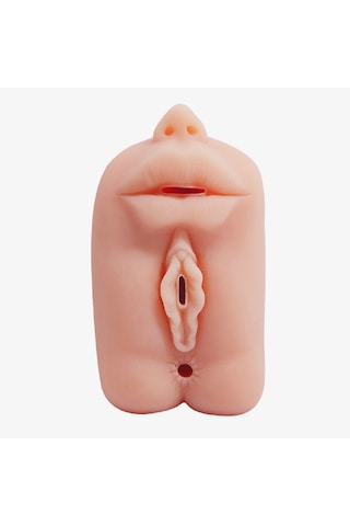 Odins Shop 3 İşlevli 3D Realistik Suni Oral Vajinal Anal Masturbatör