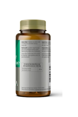 Talya Saw Palmetto Cüce Palmiye Eki İçeren Takviye Edici Gıda 60 Tablet