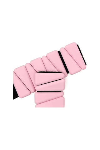 Gymo Pro Series Ayarlanabilir Silikon Bilek Ağırlığı 2x500gr Üçgen Pembe