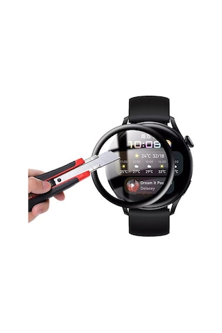 Huawei Watch 3 Uyumlu Ekran Koruyucu Nano Esnek Cam Ppm
