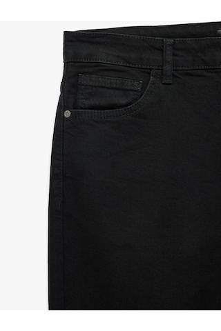 Koton Brad Siyah Erkek Jean Pantolon 7wam40088nd