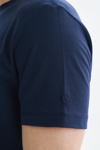 AR-MA Arma Erkek Regular Fit Basic Süprem Bisiklet Yaka Tişört Y29344472002 Lacivert