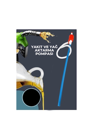 Krt-1129 Plastik Mazot Ve Su Pompası - Büyük Boy- 12'li Paket