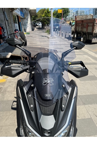 23-26 Kymco Dtx 250 Ön Cam Açık Füme 56cm Zeus Dtx250
