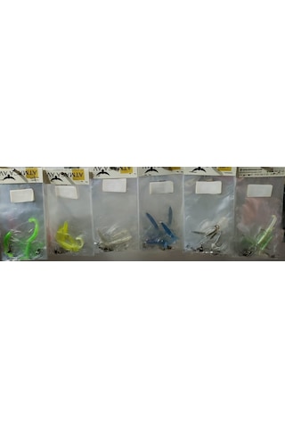 Top Arkası-6,5Cm Raglo-Silikon-Hazırtakım Iğne 1 Paket 10 Adet