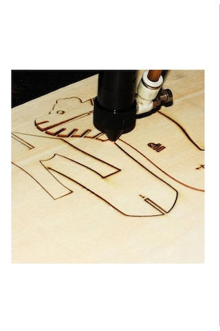 Ahşap Maket Hayvanlar Çocuklar Için Öğretici Boyanabilir - Zürafa