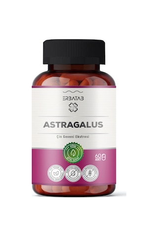 Erbatab Astragalus Çin Geveni Eki 60 Kapsül