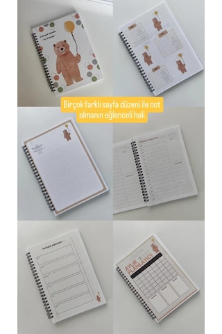 Konuşan Ajanda, Bol İçerik, Renkli Sayfalar, My Planner Çok Renkli