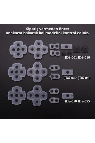 Ps4 030 040 İç Lastik Takımı Silikon İletken Seti Playstation 4 Kol Tamir Yedek Parça Ps4 030 040 İç Lastik Takımı Silikon İletken Seti Playstation 4 Kol Tamir Yedek Parça