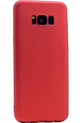 Samsung Galaxy Uyumlu S8 Kılıf Silikon Mat Renkli Kılıf Prem