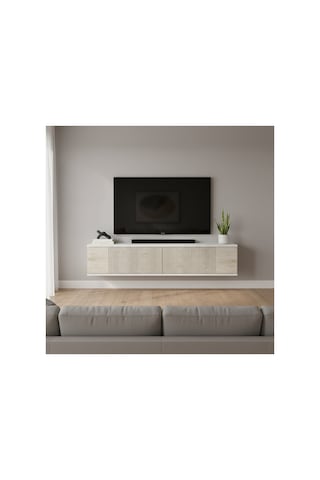 Tda1204a Corsa Duvara Montaj Tv Stand, Tv Rafı Antrasit 120cm
