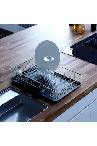 Teknotel Tek Katlı Bulaşıklık Tabaklık Altın Sarı Kb003 Altın