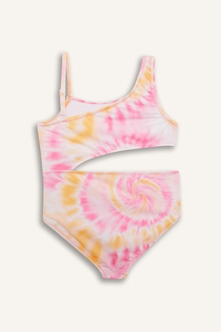 Defacto Kız Çocuk Batik Desenli Mayo E4968a825hspn179 Pembe