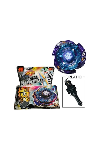 Beyblade Bb128 Omega Dragonis Metal Fusion 4d System -15830t Beyblade