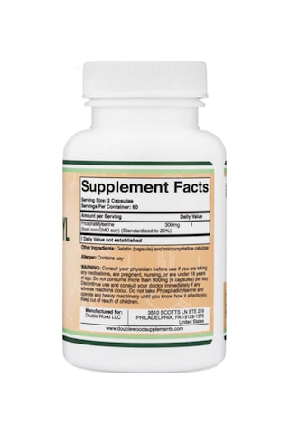 Double Wood Phosphatidylserine 300mg 120 Capsul. Usa Version...