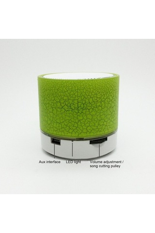 Fortunelane Kablosuz Mini Bluetooth Hoparlör - Taşınabilir, Işıklı, Tf Kart Ve Aux Destekli