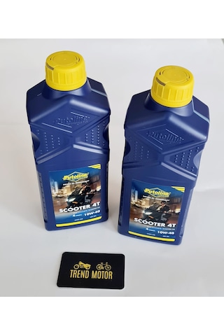 Putoline 4t 10w-40 2 Adet 1 Litre Scooter Motor Yağı