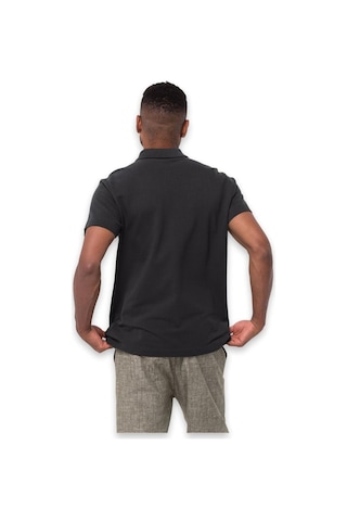 Jack Wolfskin 1809301tr Essential Polo M Siyah Erkek T-shirt