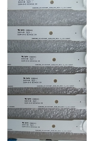 Samsung Uyumlu Ue48H5500 Ue48H6290. Ue48J5570 2014Svs48F Led Bar Takımı