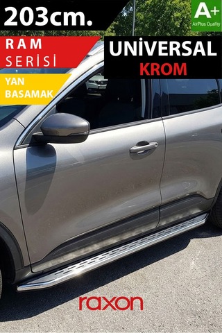 Ram Serisi Yan Basamak 203 Cm Universal Kaymaz Yüzey & Dayanıklı Tasarım
