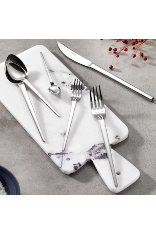 Schafer Betta 72 Parça Çatal Kaşık Bıçak Takımı-gümüş03 Gümüş