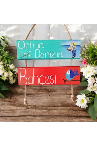İsme Özel İsimlik Bebek Ve Çocuk Kapı Süsü Duvar Süsü Ev Hediyesi