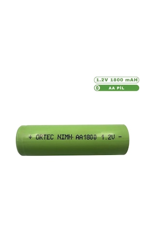 Ortec Aa 1.2v Ni-mh 1800mah Şarj Edilebilir Kalem Pil 5'li