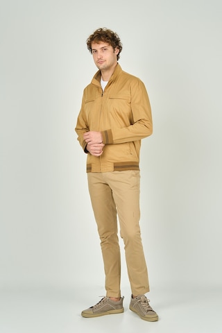 Daynax Erkek Hakim Yaka Fermuarlı Cep Detaylı Mevsimlik Spor Mont 4500 Camel Camel