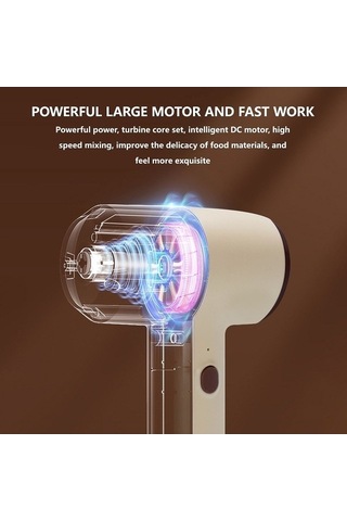 Dancemonkey Cbtx Mini El Tipi Mikser, 5 Vites, Haki Renk Kablosuz, Tek Çubuk Çok Renkli