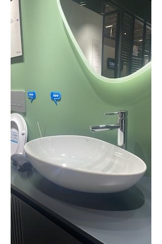 Cerastyle Olive Tezgah Üstü Çanak Lavabo 60 x 36 CM