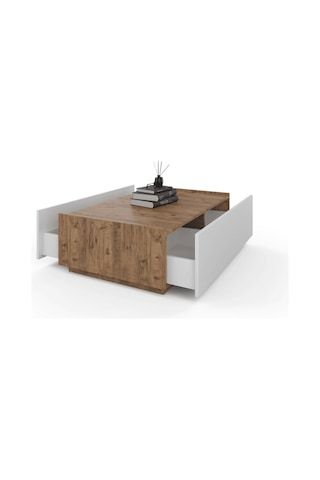 Vega Orta Sehpa - Atlas Çam - Beyaz