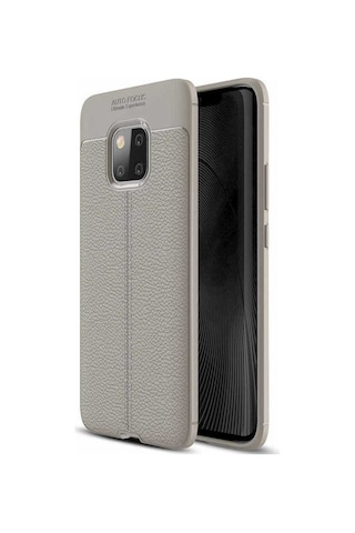 Huawei Mate 20 Pro Kilif Deri Tarzi Niss Silikon Case 389468501