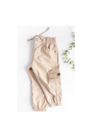 Baby&Kids Gabardin Kumaş Erkek Çocuk Kargo Pantolon