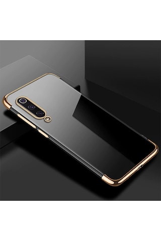Xiaomi Mi 9 Lite Kılf Zore Dört Köşeli Lazer Silikon Kılıf