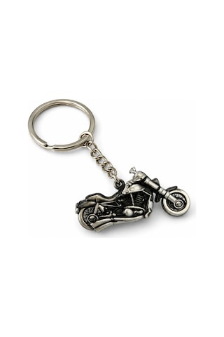 Chopper Motosiklet Figürlü Metal Anahtarlık Motor Tutkunlarına Özel Aksesuar