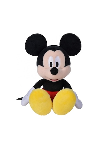 Mickey Mouse Lisanslı Oyuncak Peluş 25 Cm Siyah