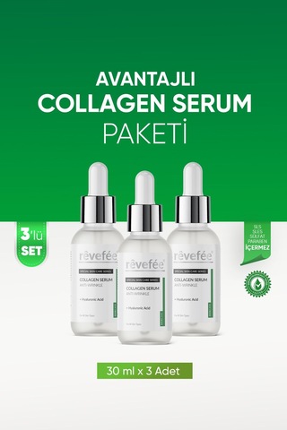 Kolajen Serum - +hyalüronic Asid 3'lü Avantaj Paket Kolajen Serum - +hyalüronic Asid 3'lü Avantaj Paket